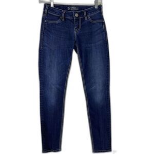 Silver Jeans Womens Suki Skinny Jegging Medium Wash Denim Jeans Blue Sz W26 L29